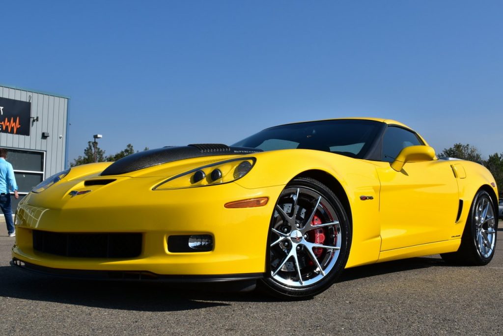 Chevrolet corvette yellow