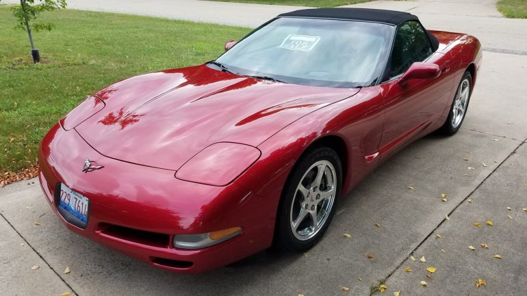 Magnetic Red 2002 Chevrolet Corvette