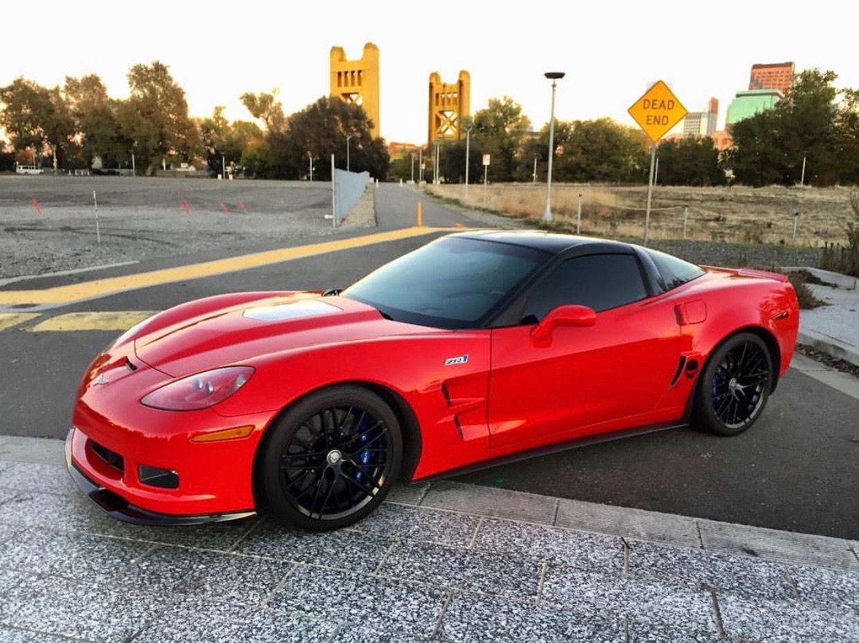 These real Torch Red paint pictures of real 2004 Chevy Corvette really show...