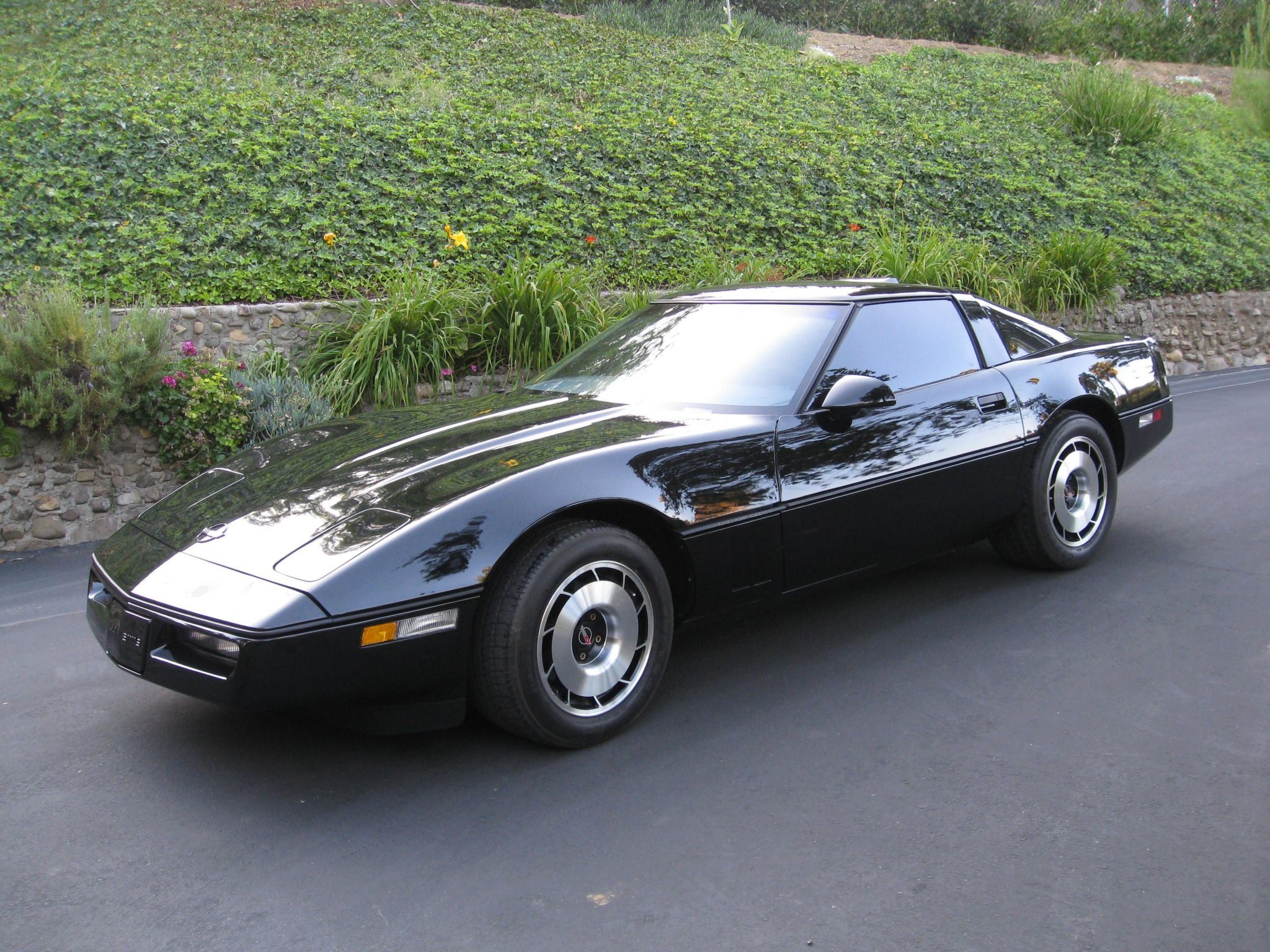 Black 1985 Chevrolet Corvette