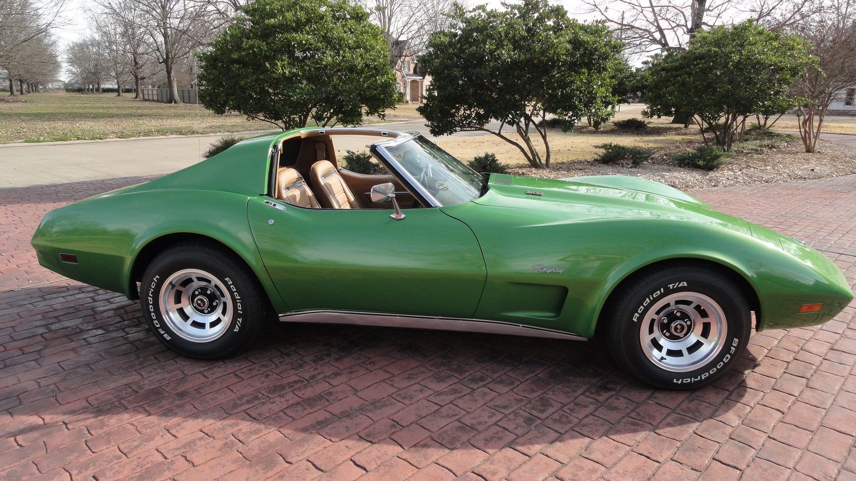 Bright Green 1975 Chevrolet Corvette