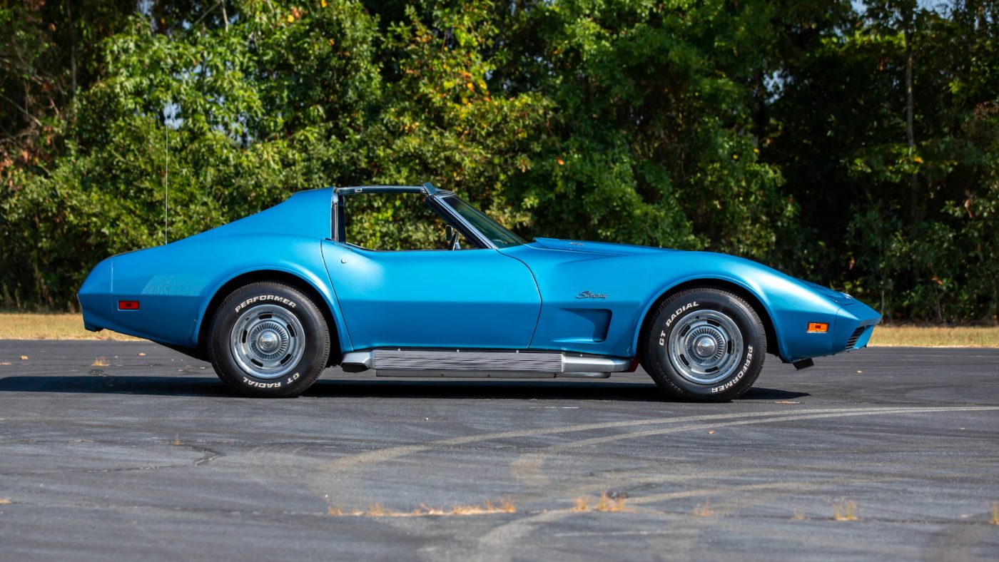 Medium Blue 1974 Chevrolet Corvette