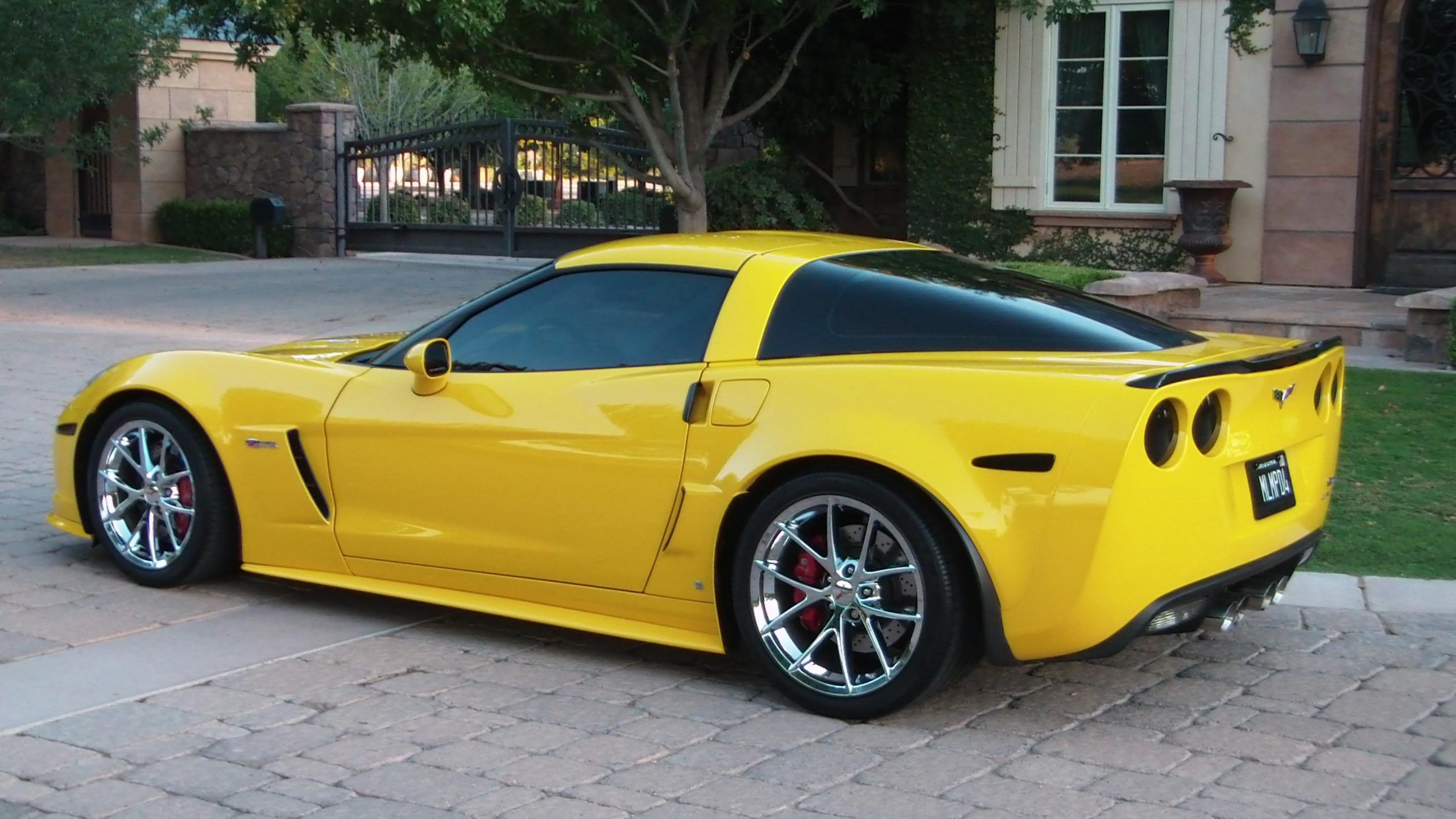 Chevrolet corvette yellow
