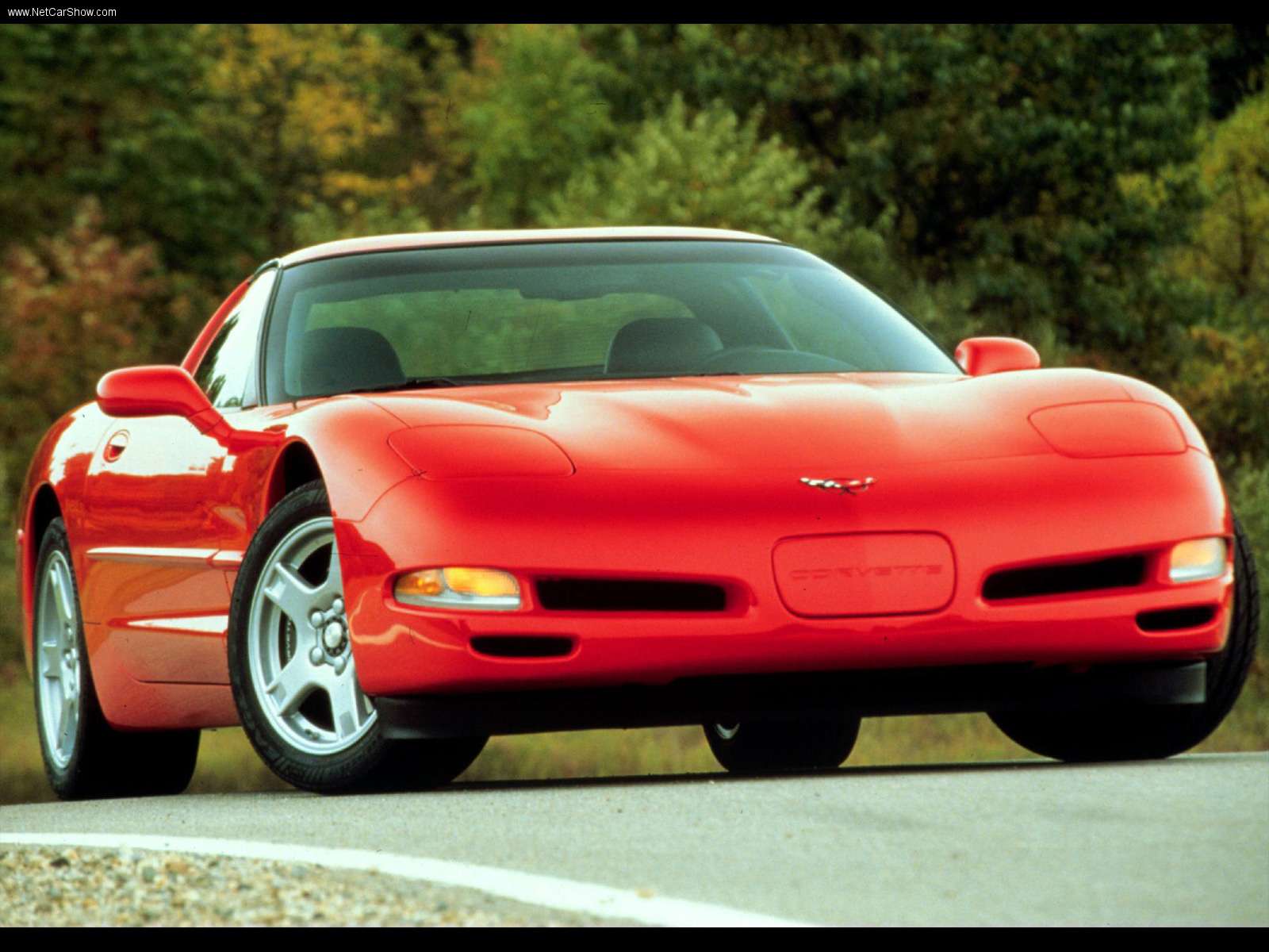 Light Carmine Red 1997 Chevrolet Corvette