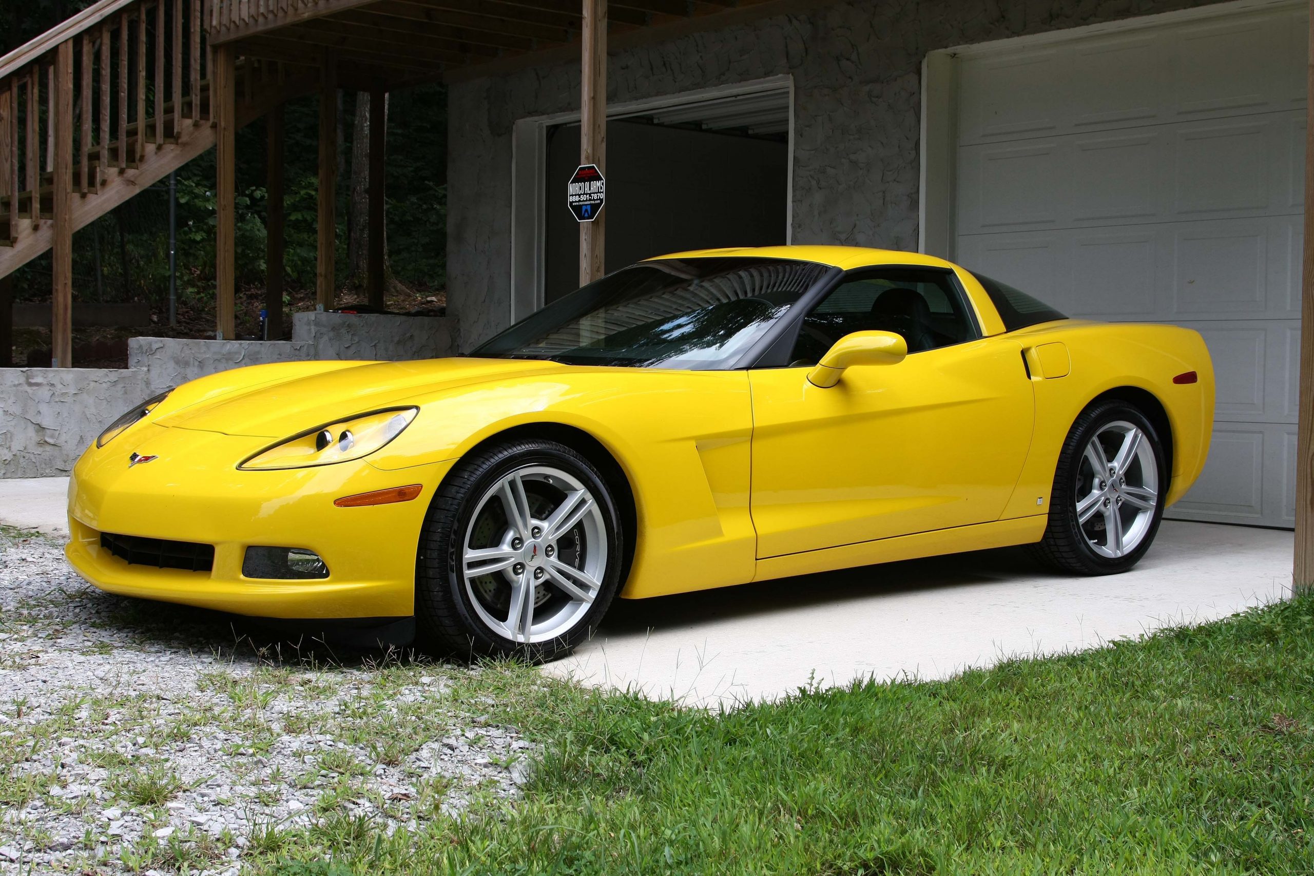 Chevrolet corvette yellow