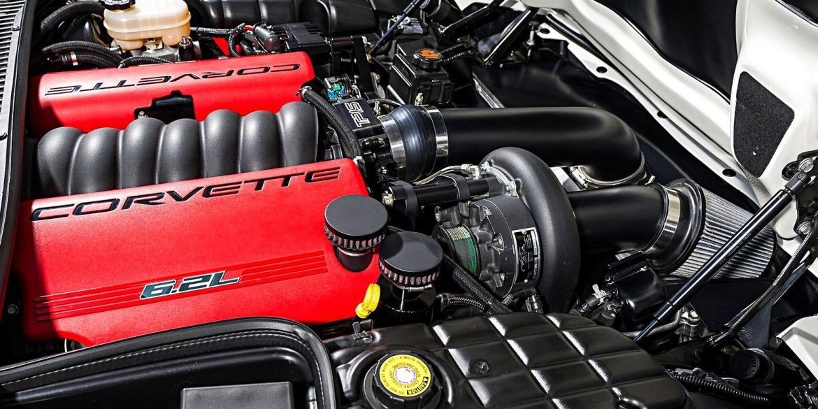 Corvette LS6 engine closeup