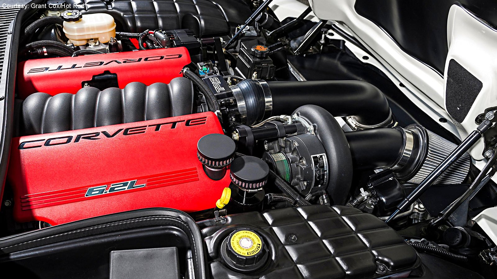 Corvette LS6 engine closeup
