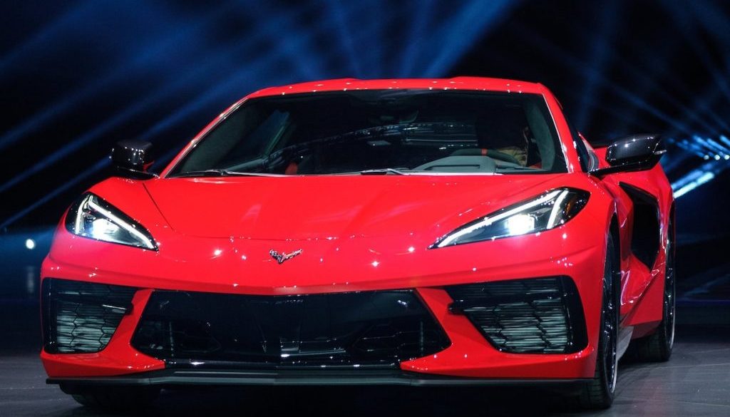 Red 2020 C8 Corvette with LT2 engine