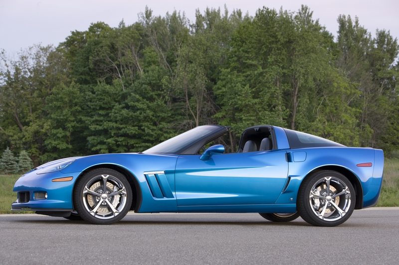 Blue Corvette Grand Sport with LS3 engine