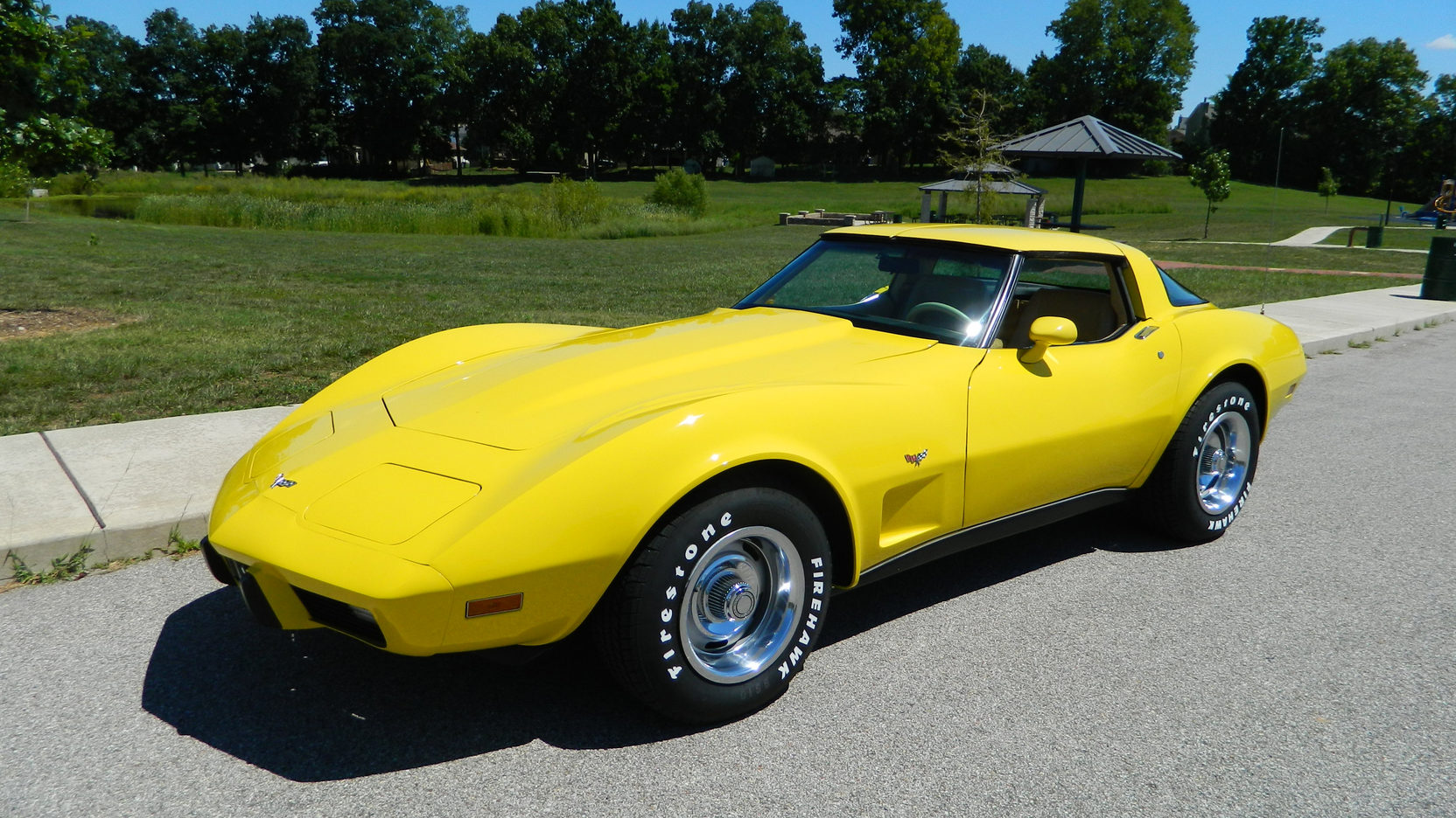 Yellow 1979 Chevrolet Corvette 