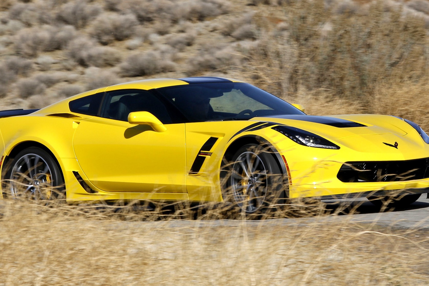 Chevrolet corvette yellow