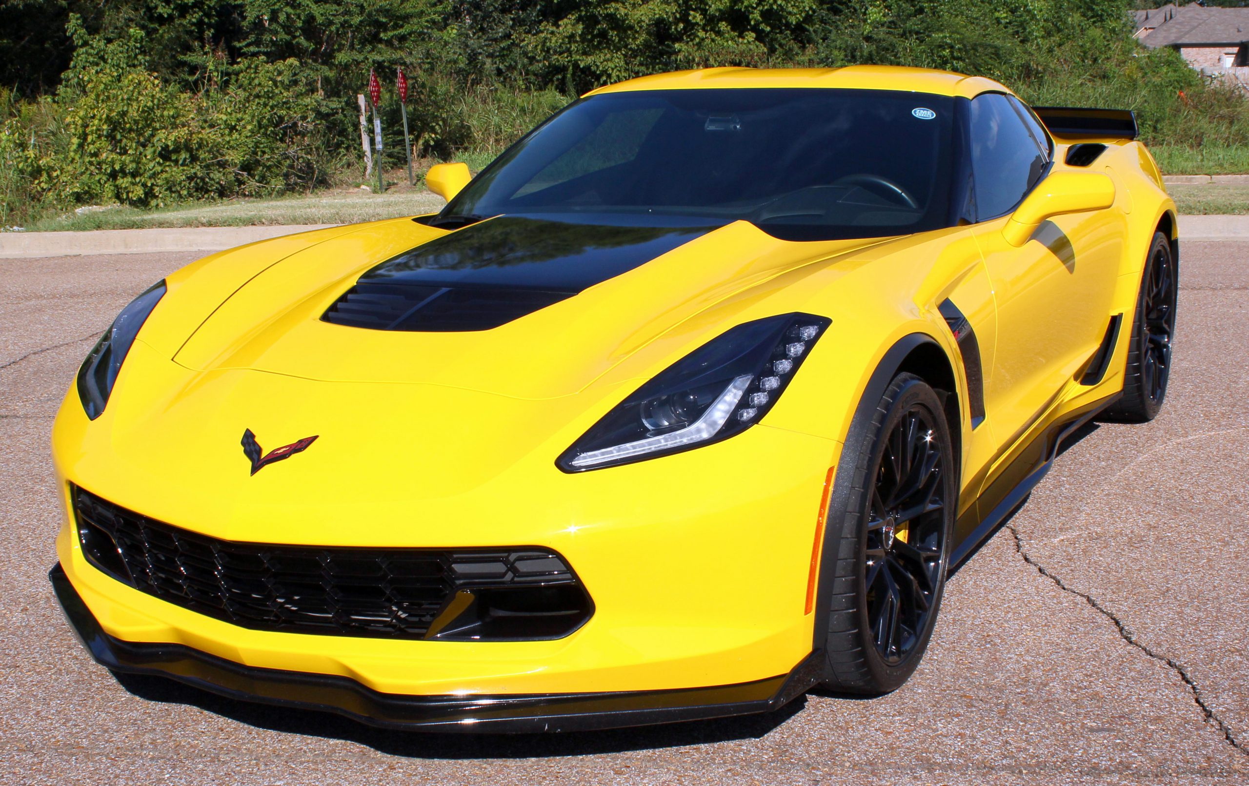 Chevrolet corvette yellow