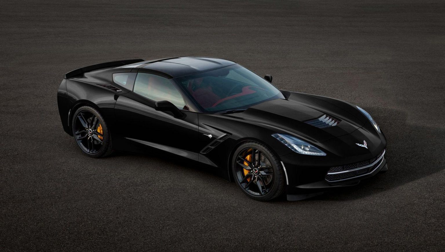 Chevrolet corvette black