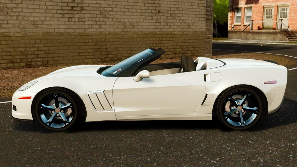 White 2010 Corvette Convertible with LS3 engine