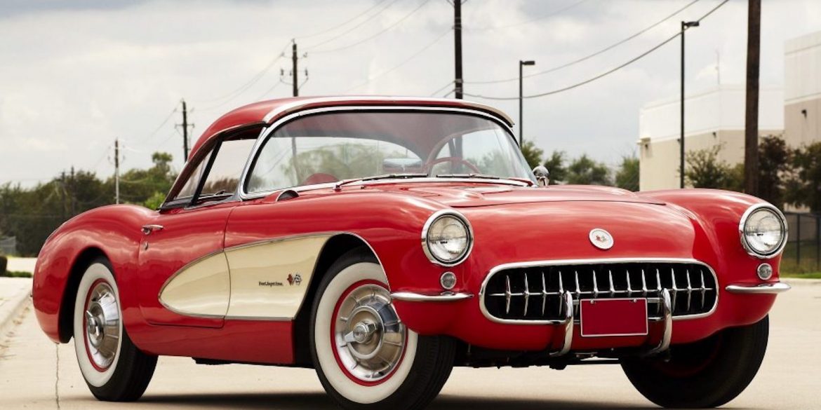 Red 1957 Corvette