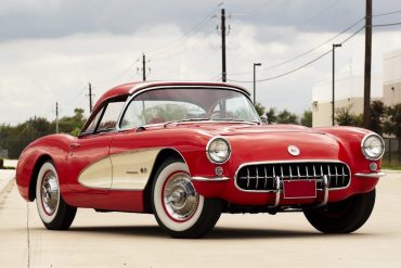 Red 1957 Corvette