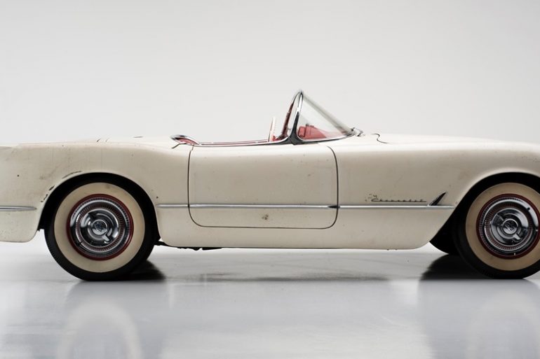Richard Sampson's 1954 Corvette, as presented by the Barrett Jackson auction in 2016.