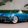 Blue 1955 Corvette