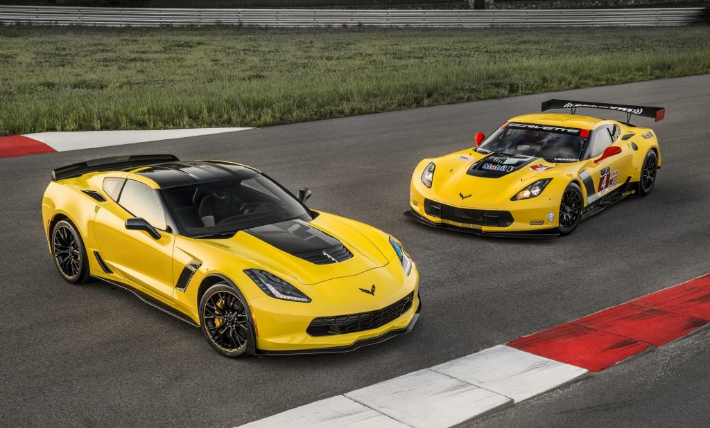 The 2016 Corvette Z06 C7.R Edition pays homage to the Corvette Racing race cars. Offered in coupe and convertible models, only 500 will be built – each with a unique, sequential VIN.