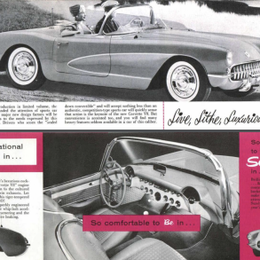 1955 Corvette Sales Brochure