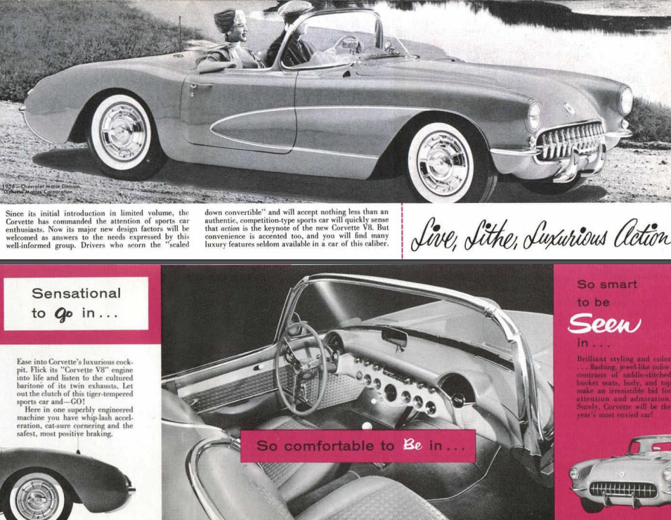 1955 Corvette Sales Brochure