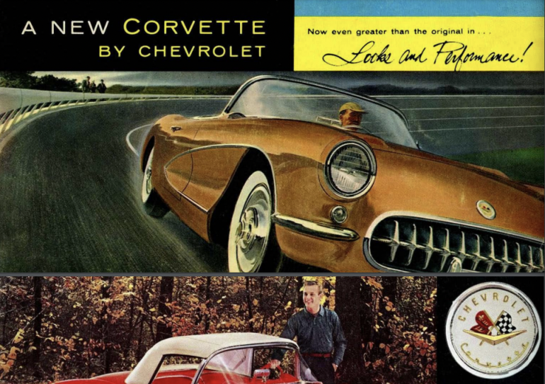1956 Corvette Sales Brochure