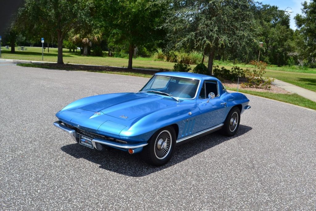 Blue 1966 Corvette
