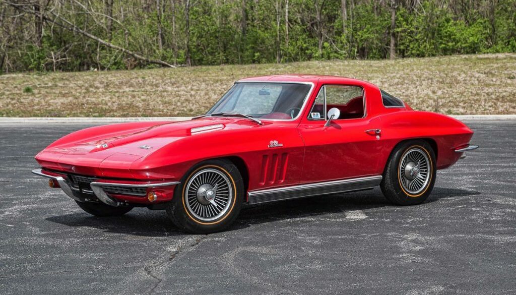 Red 1966 Corvette