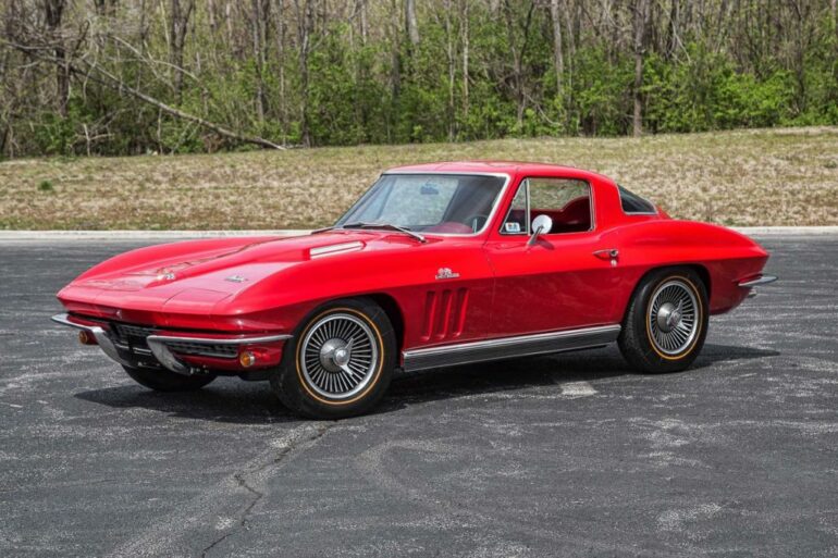 Red 1966 Corvette