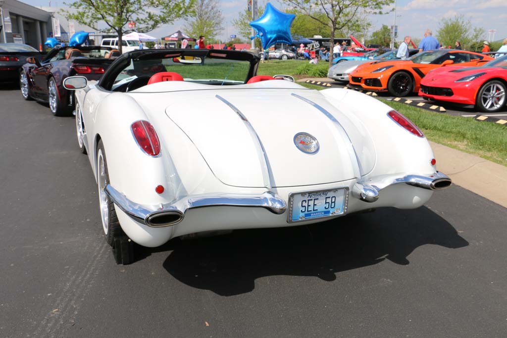 1958 C1 Corvette vanity plate