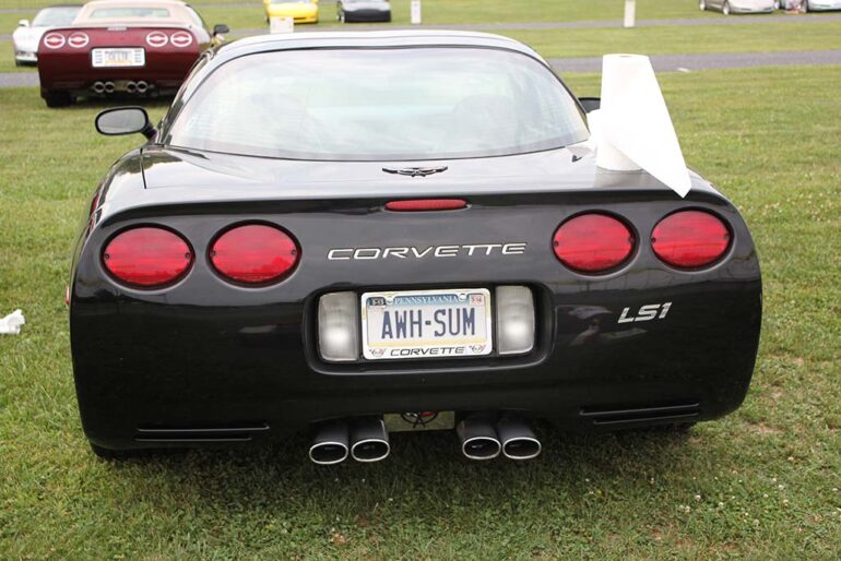 12 Corvette Custom Vanity Plates