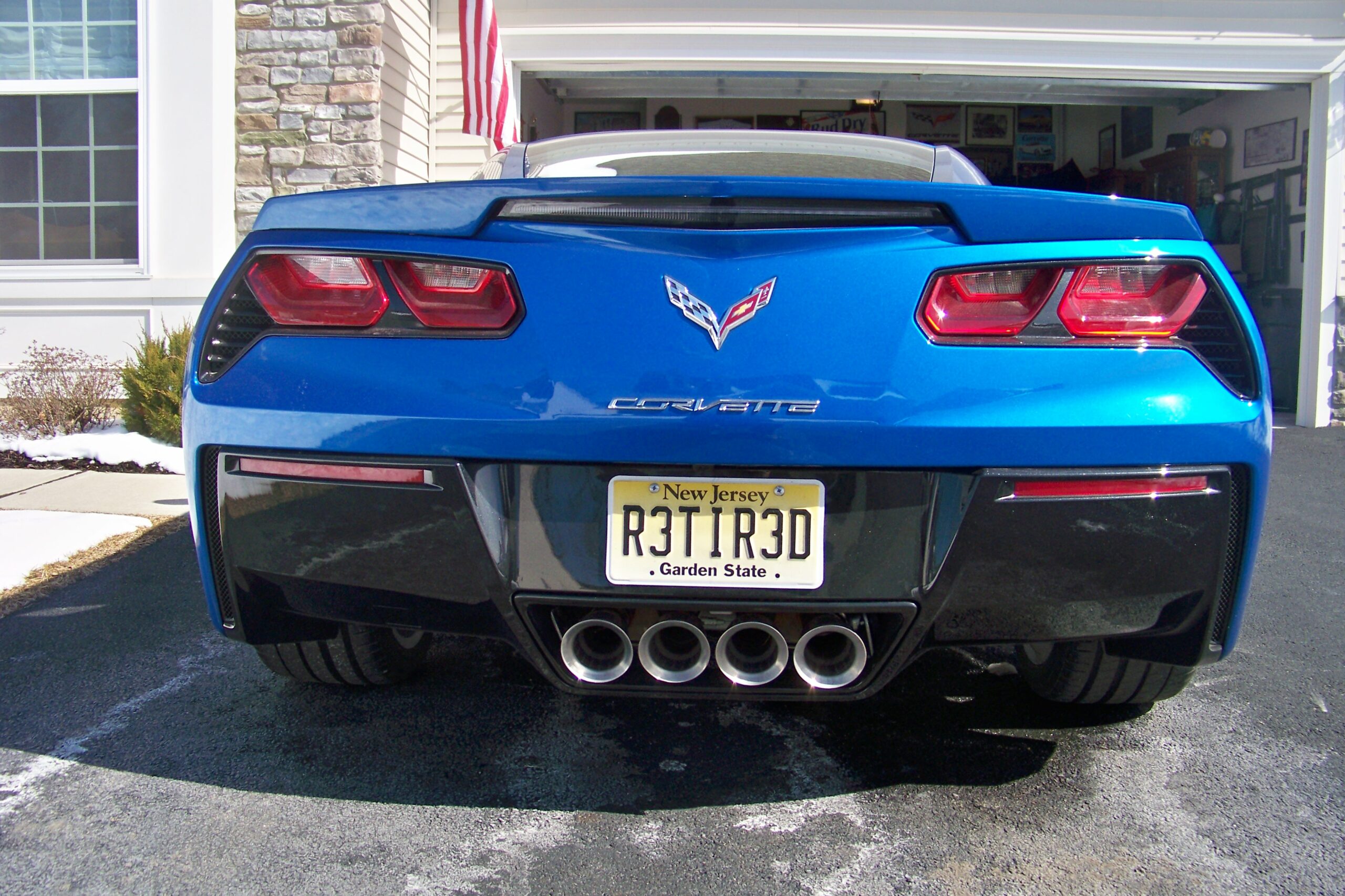 2015 C7 Corvette vanity plate