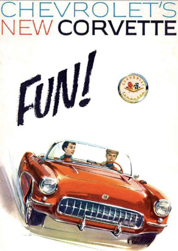 1957 Corvette Sales Brochure