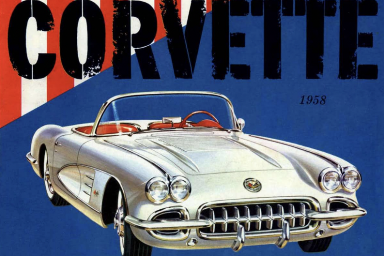 Original 1980 Chevy Corvette Sales Brochure - Vintage July 1979 Print, Great Shape!