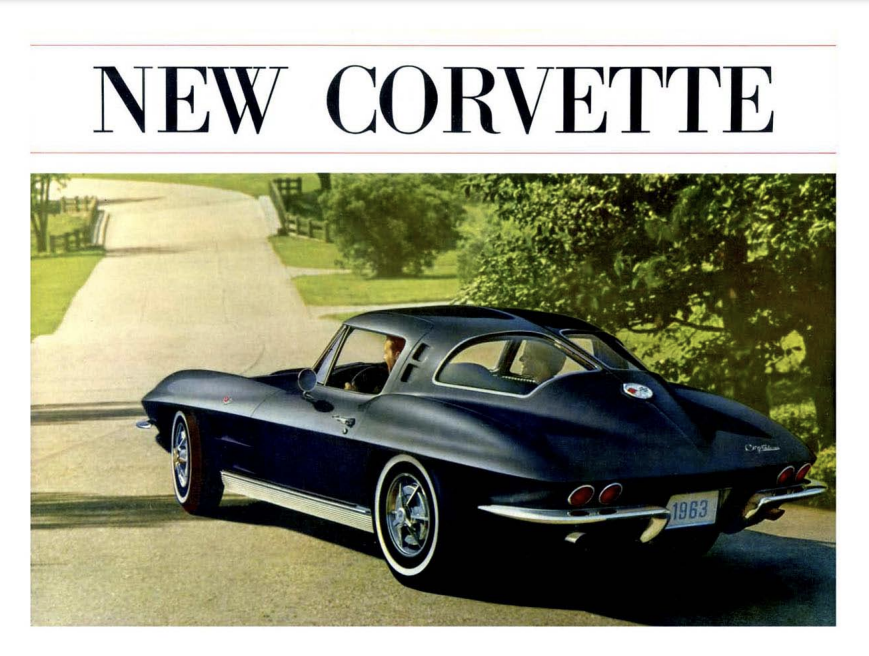 1963 Corvette Sales Brochures