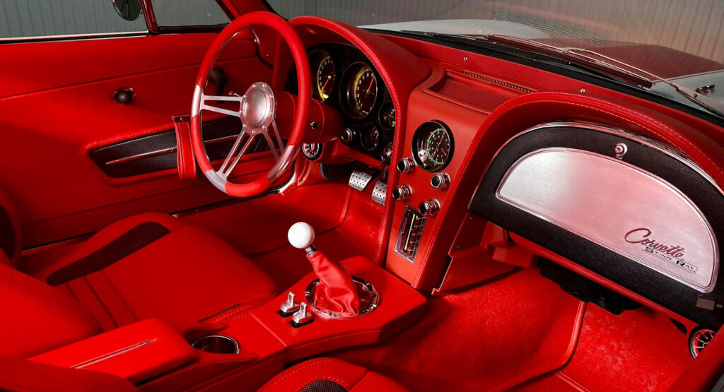 Corvette C2 restomod interior