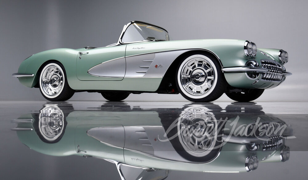 1959 Corvette Restomod Barrett Jackson Front View