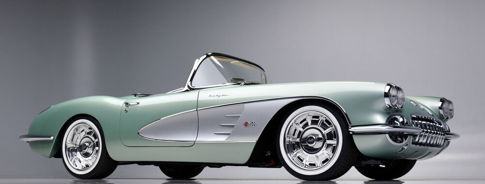 1959 Corvette Restomod Barrett Jackson Front View