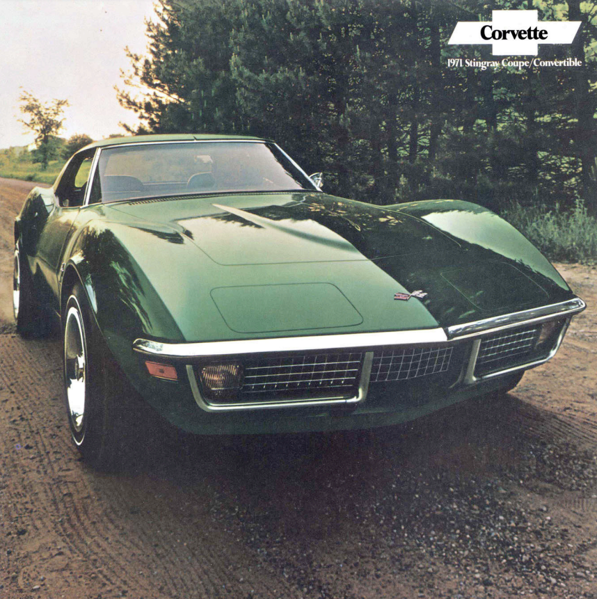 1971 Corvette Sales Brochures