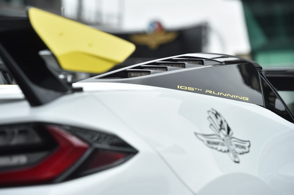 The 2021 Mid-Engine Corvette Stingray Hardtop Convertible will serve as the pace car of the 105th running of the Indianapolis 500.