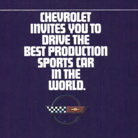 1984 Corvette Sales Brochures