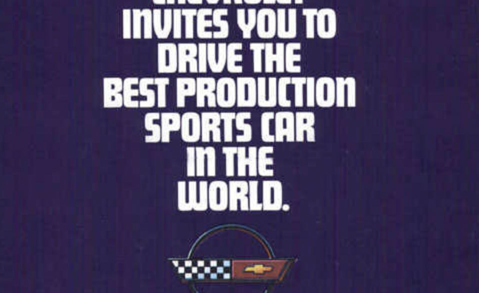 1984 Corvette Sales Brochures