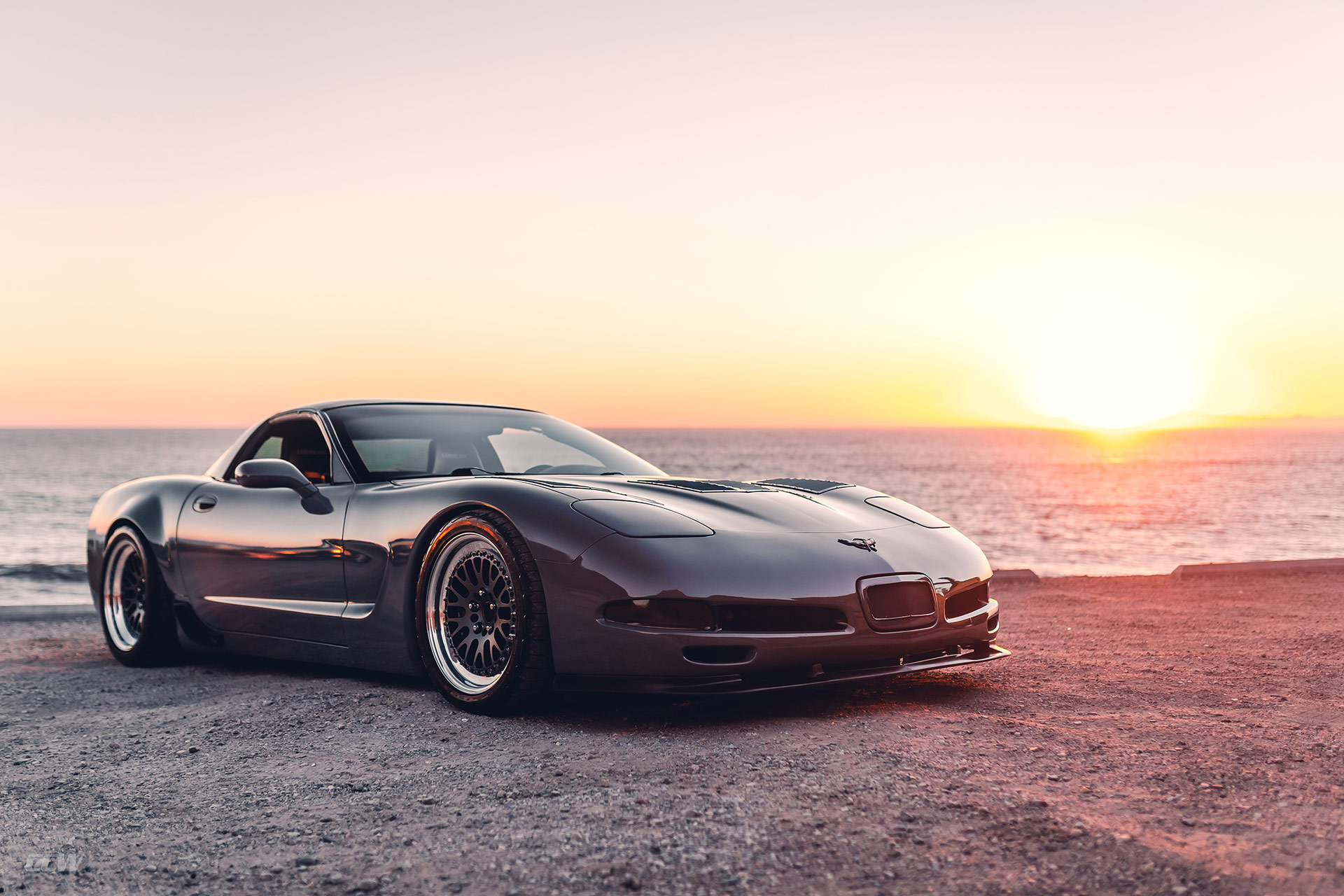 Lowered C5 corvette