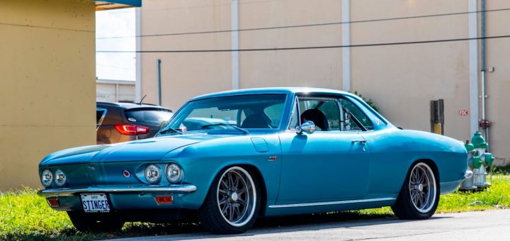 This 1965 Corvair Stinger features an LS6 Corvette engine out of a 2001 Z06.