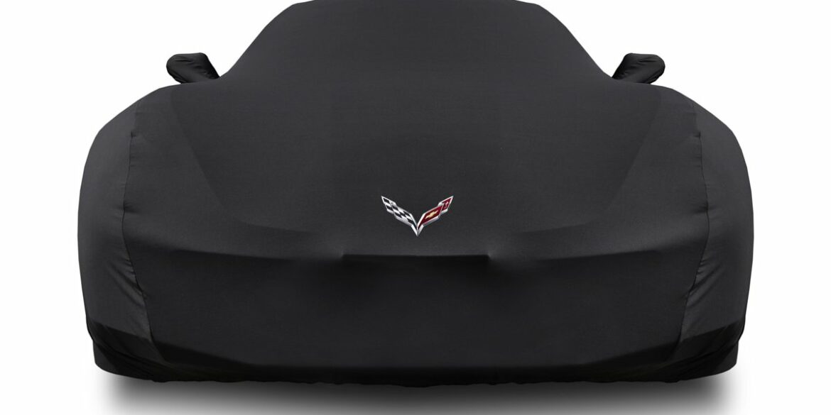 A view of a mystery corvette; meant to symbolize the 2023 C8 Corvette Z06