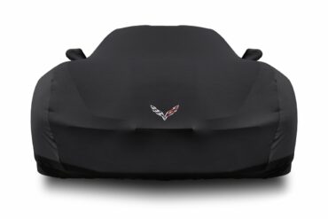 A view of a mystery corvette; meant to symbolize the 2023 C8 Corvette Z06