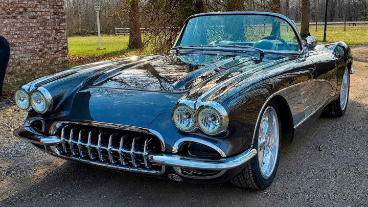 1961 Chevy Corvette Restomod sold at Mecum Orlando for $352k!