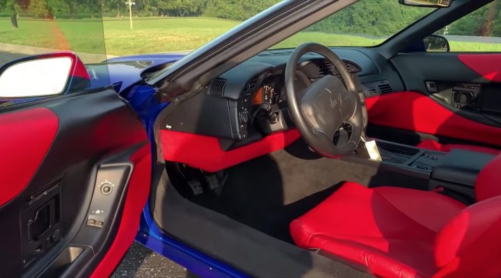 This 1996 Grand Sport Corvette's interior is nearly spotless.