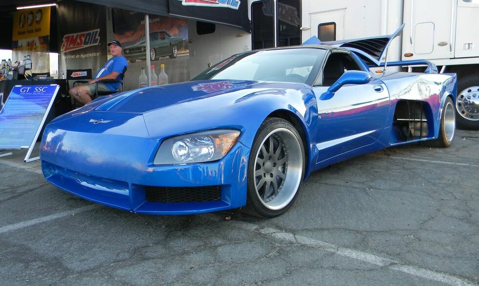 The GT-55C is a twin LT4-powered super car built around a C5 Corvette chassis.