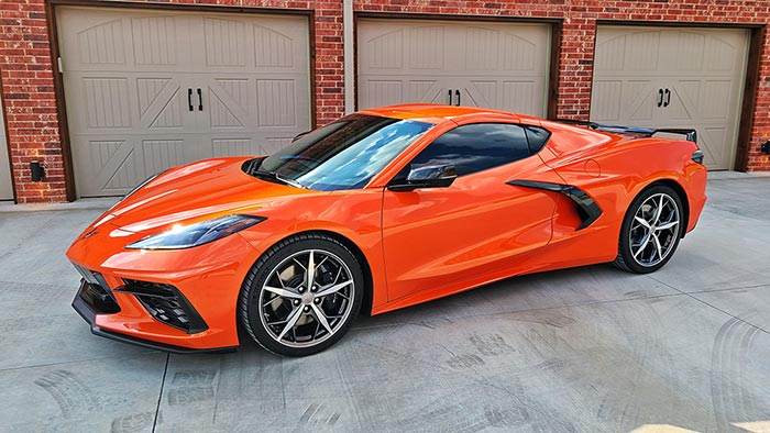 Just 1,255 Corvettes were finished in Sebring Orange for the 2021 MY - making it a rarer color for future, would-be collectors. 